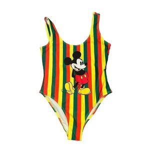 Disney Mickey Mouse Jamaican Swimsuit Size Small